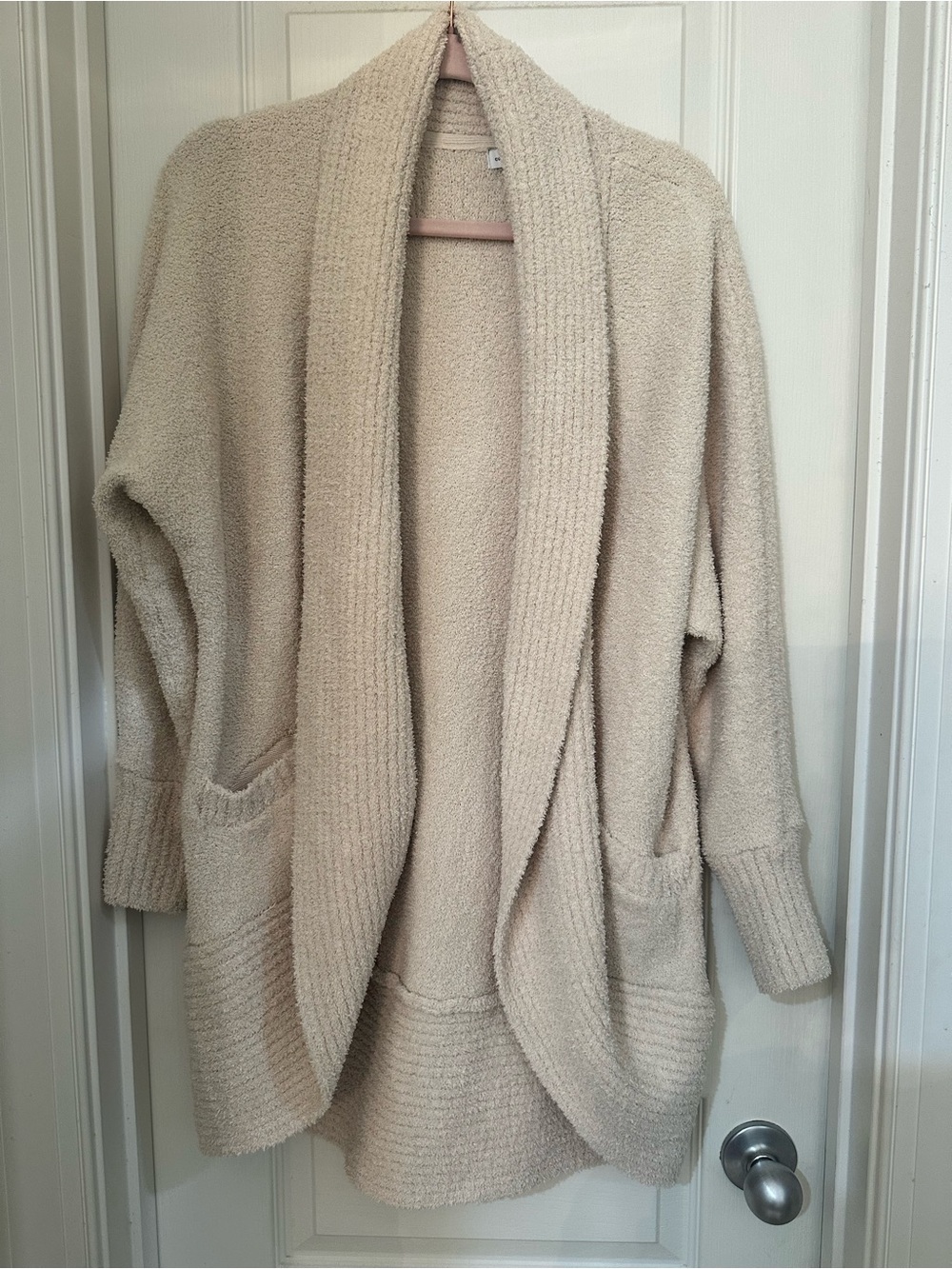 Cupcakes and cashmere Cozy Open-Front Cream Women's Sweater Cardigan medium